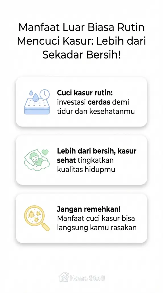 Manfaat Luar Biasa Rutin Mencuci Kasur: Lebih dari Sekadar Bersih!