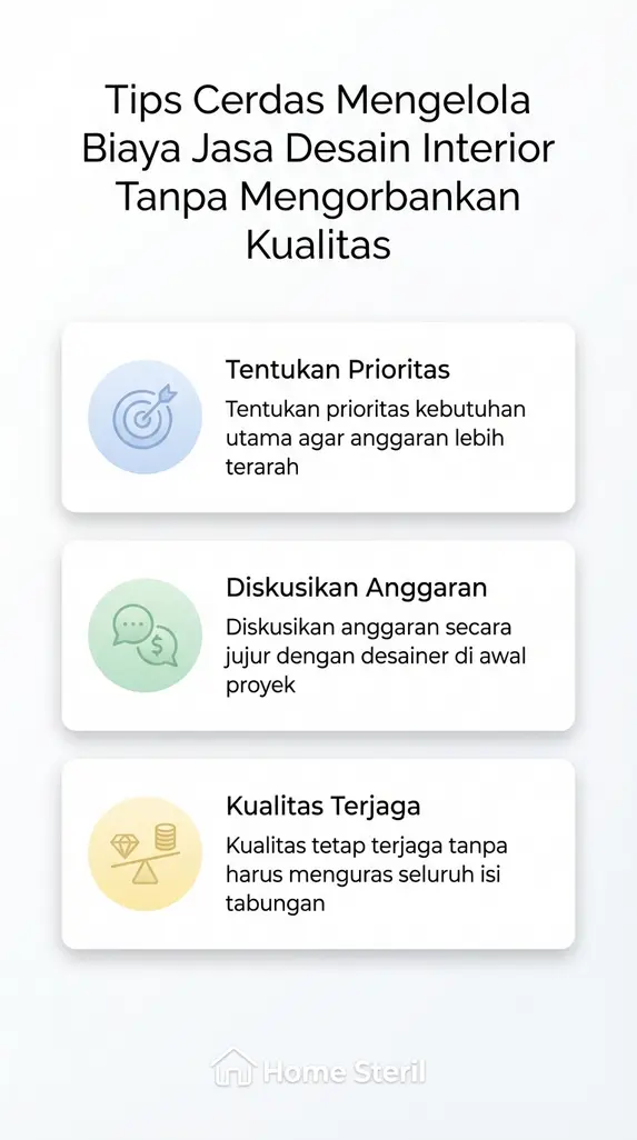 Tips Cerdas Mengelola Biaya Jasa Desain Interior Tanpa Mengorbankan Kualitas