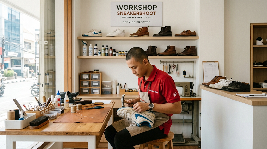 Layanan & proses kerja di workshop