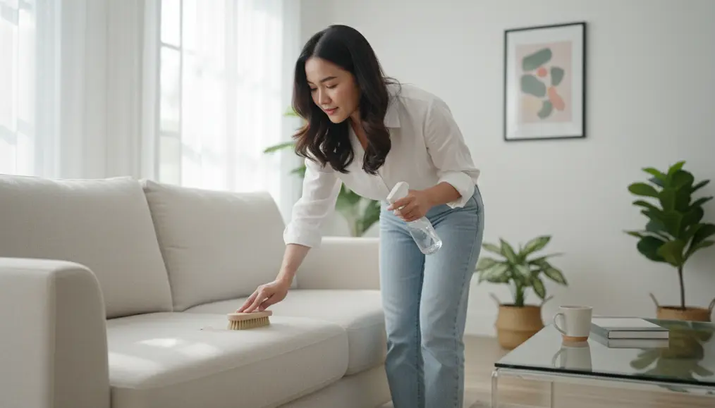 Trik Cuci Sofa Sendiri yang Bisa Kamu Coba (Step-by-Step)