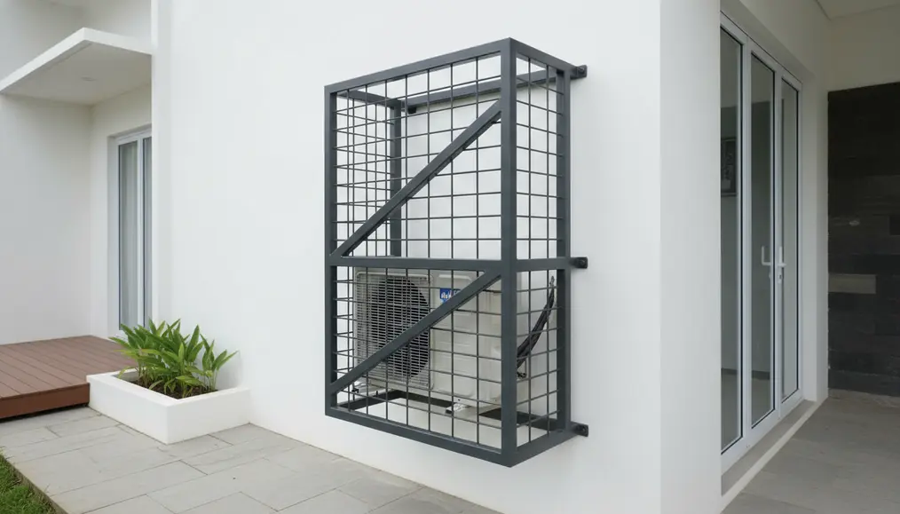 Solusi Jitu: Pasang Kerangkeng Besi untuk Outdoor AC