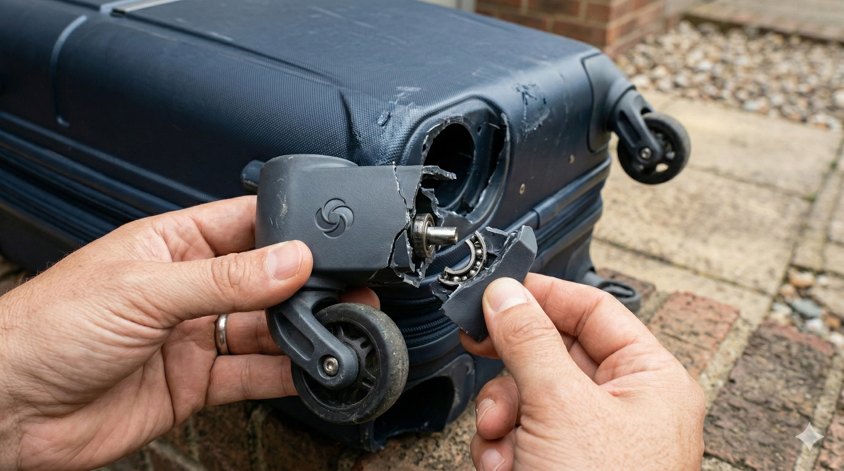 Reparasi Roda Koper Samsonite