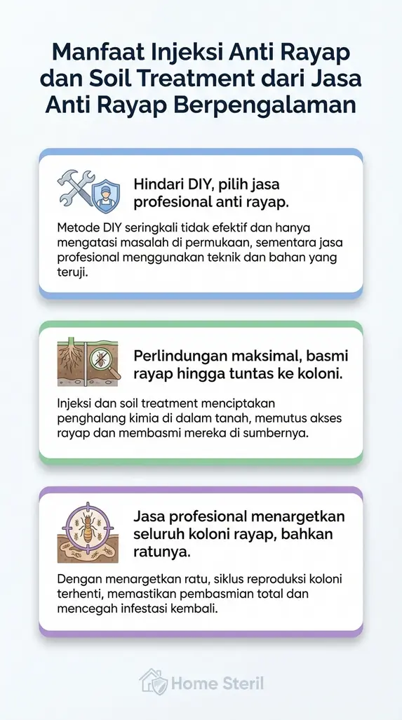 Manfaat Injeksi Anti Rayap dan Soil Treatment dari Jasa Anti Rayap Berpengalaman