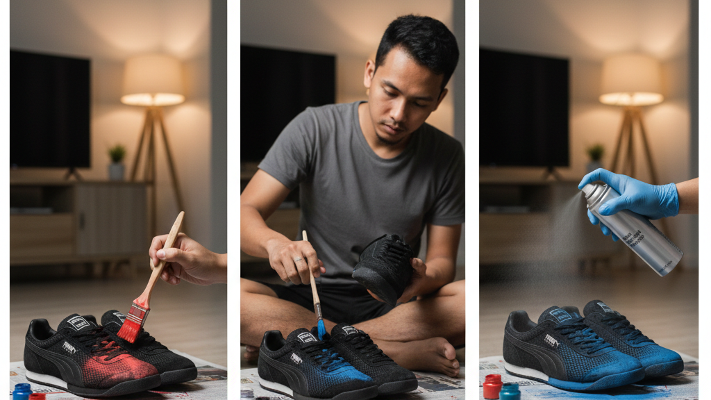 Tantangan dalam Repaint Sepatu Mesh Secara Mandiri