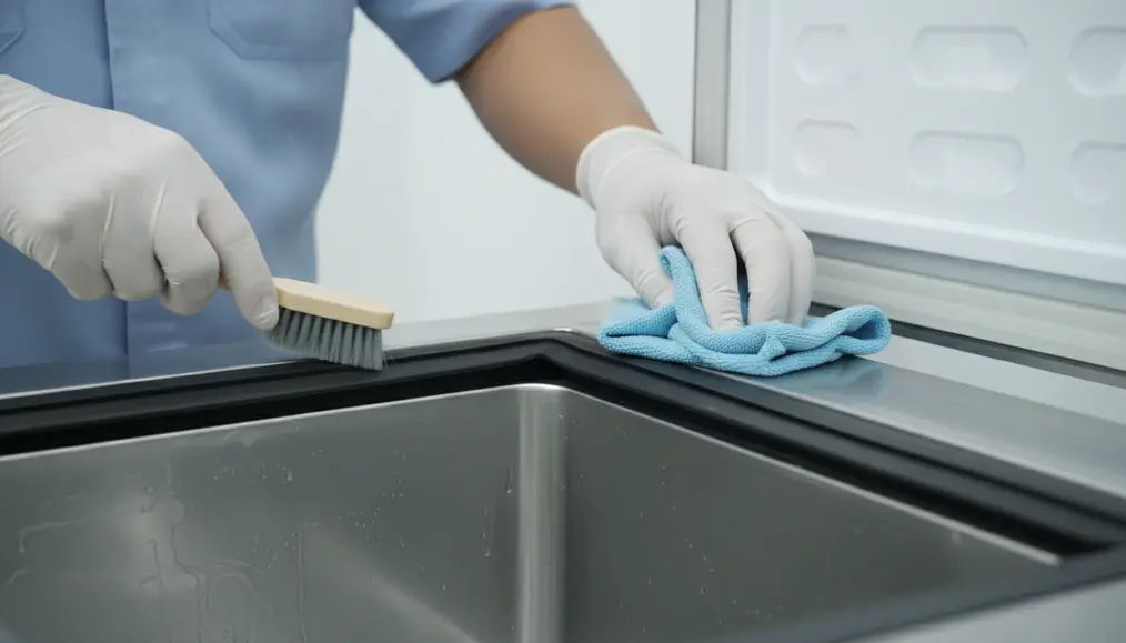 Proses Service Freezer Box di Home Steril