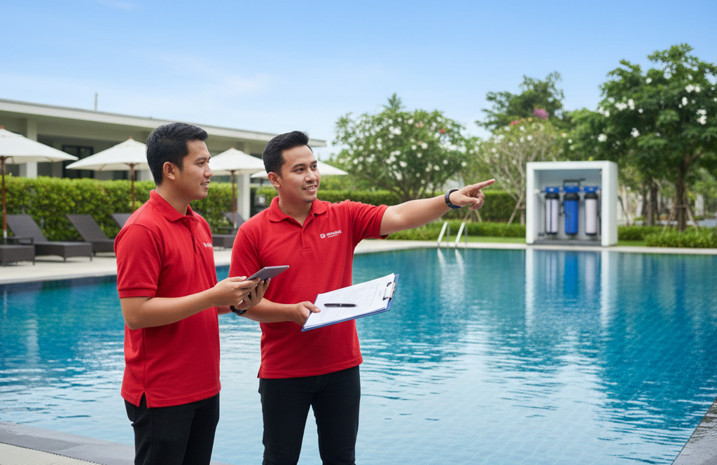 Jaminan Kontrak Jasa Perawatan Kolam Renang Komersial: Mengapa Investasi Bulanan Lebih Menguntungkan
