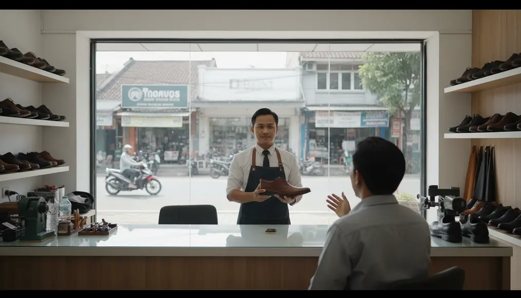 CAKUPAN AREA LAYANAN Reparasi Sepatu Kediri