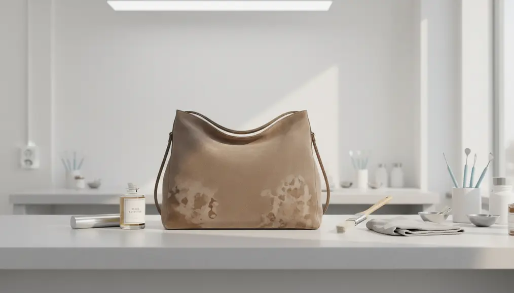 Tas Bahan Suede Rusak Kena Air: Solusi Repaint untuk Mengembalikan Tekstur Beludru