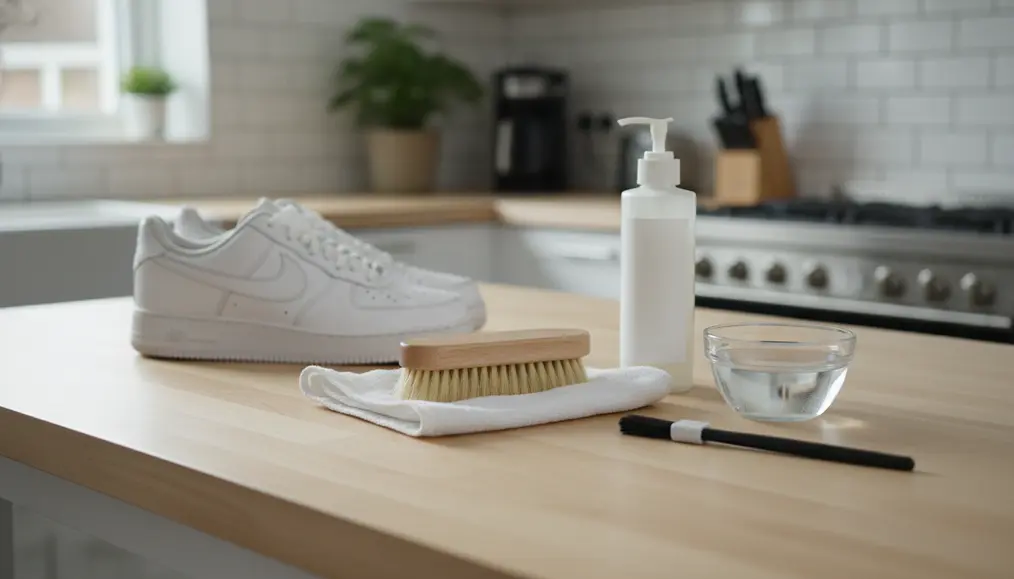 Persiapan Alat dan Bahan untuk Membersihkan Sepatu Nike Putih