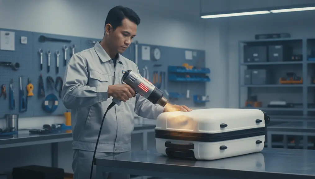 Teknik Heat Treatment Koper: Solusi Menghilangkan Penyok Koper Hardcase