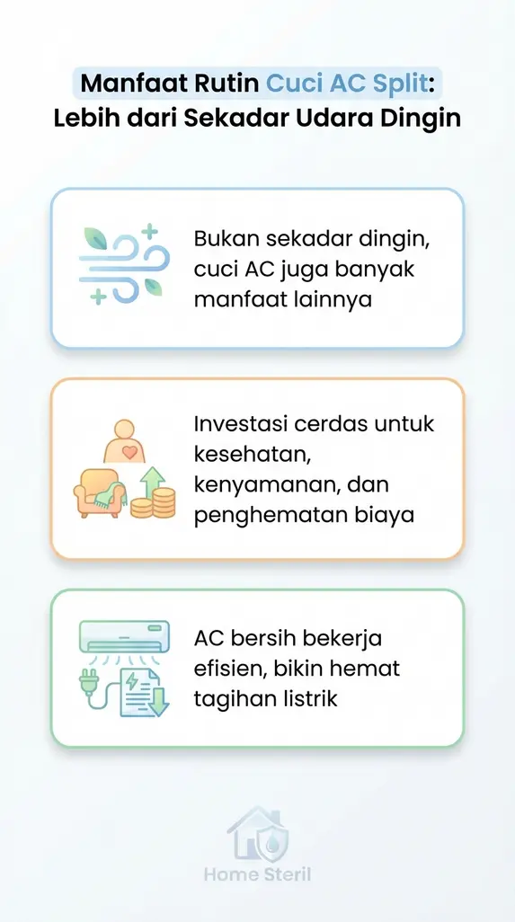 Manfaat Rutin Cuci AC Split: Lebih dari Sekadar Udara Dingin