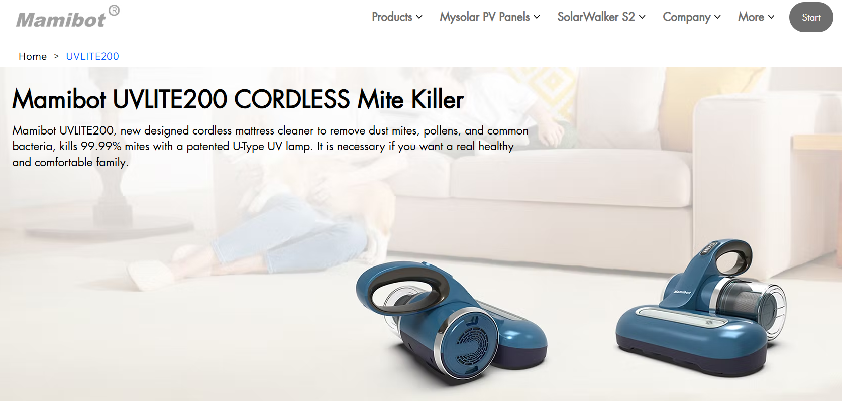 5. Mamibot Cordless Dust Mite Vacuum (The Ultimate Flexibility)