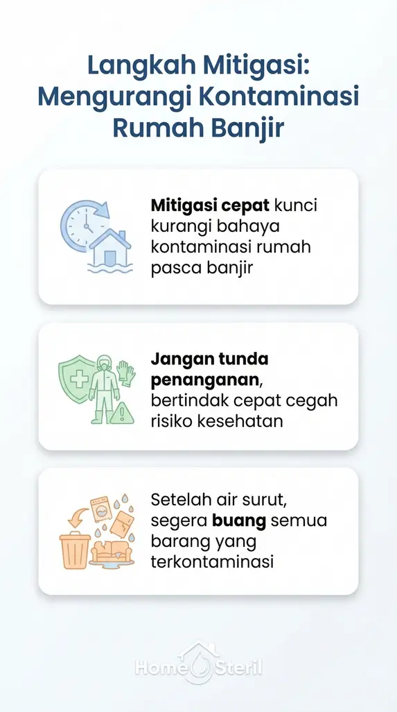 Langkah Mitigasi: Mengurangi Kontaminasi Rumah Banjir