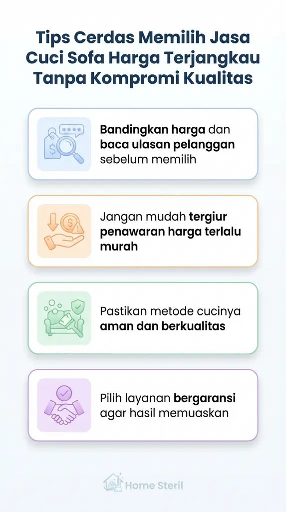 Tips Cerdas Memilih Jasa Cuci Sofa Harga Terjangkau Tanpa Kompromi Kualitas