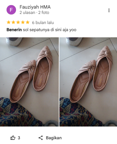 Review Pelanggan Benerin Sepatu di Sneakershoot