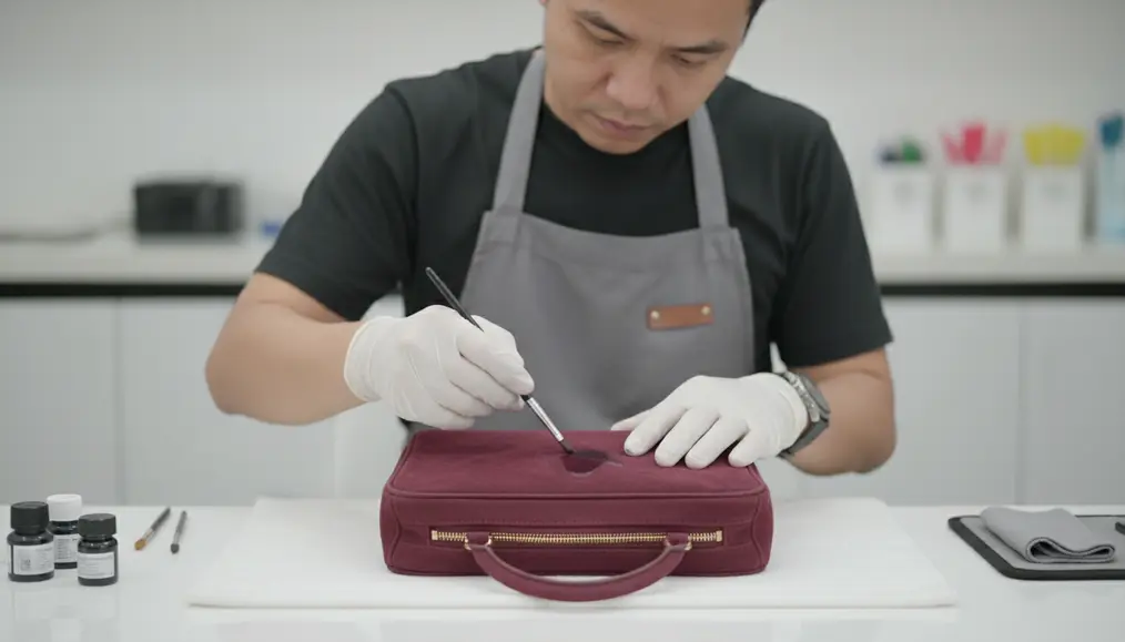 Proses Repaint Tas Suede: Langkah Mengembalikan Keindahan Tas Kamu
