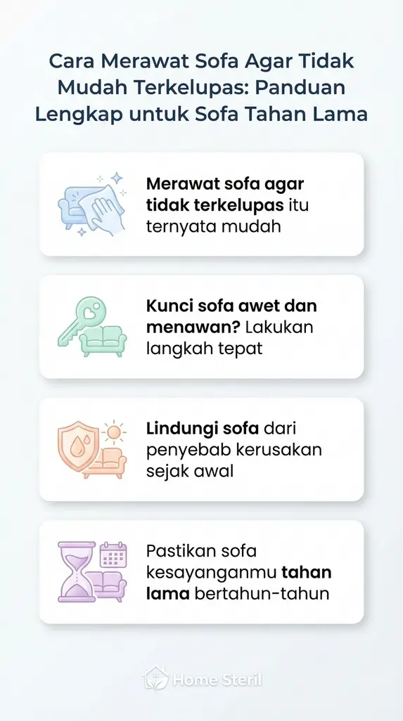 Cara Merawat Sofa Agar Tidak Mudah Terkelupas: Panduan Lengkap untuk Sofa Tahan Lama