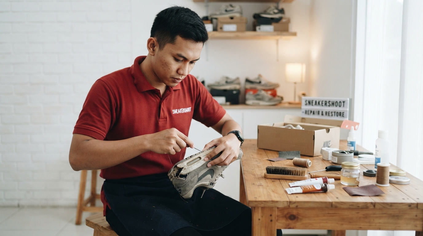 Kerusakan sepatu yang paling sering kami tangani dari Tangsel