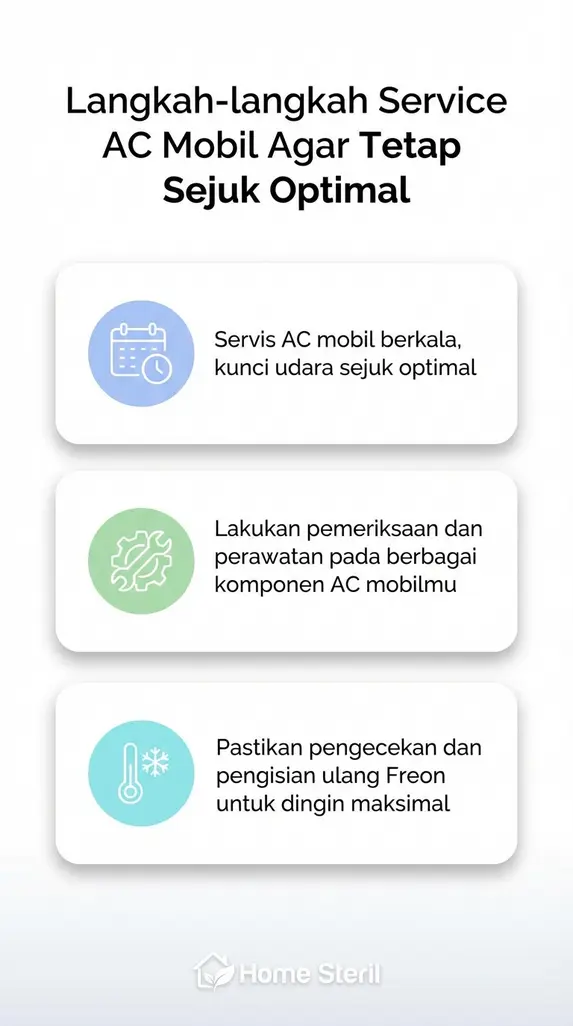 Langkah-langkah Service AC Mobil Agar Tetap Sejuk Optimal