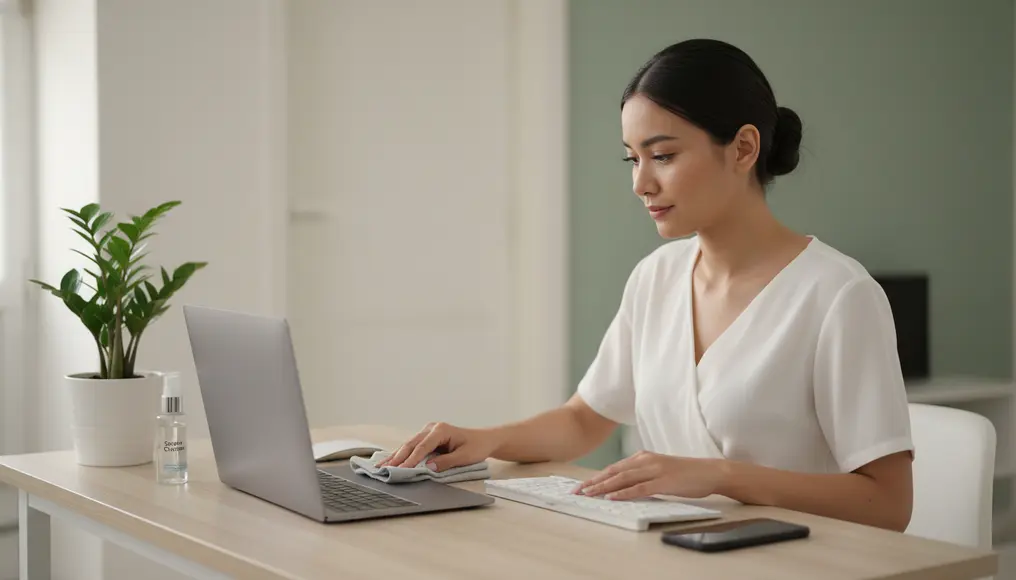 Micro-Cleaning: Pentingnya Kebersihan Perangkat Elektronik dan Meja Kerja Personal