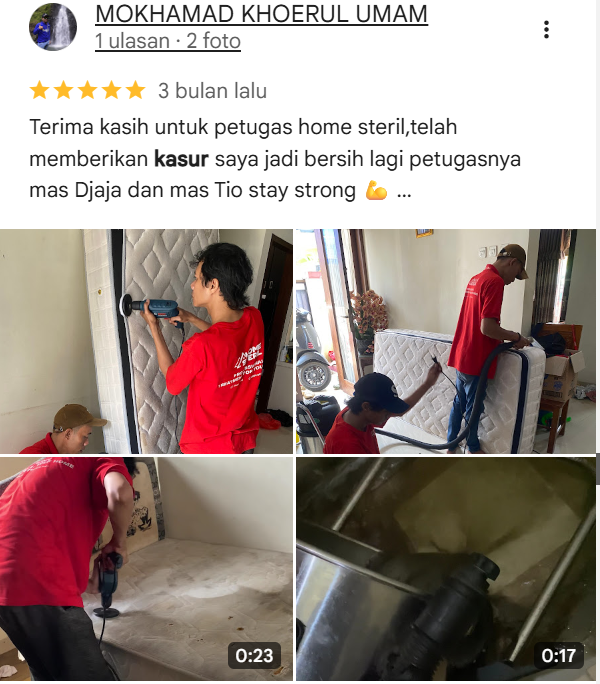 Review Pelanggan Home Steril