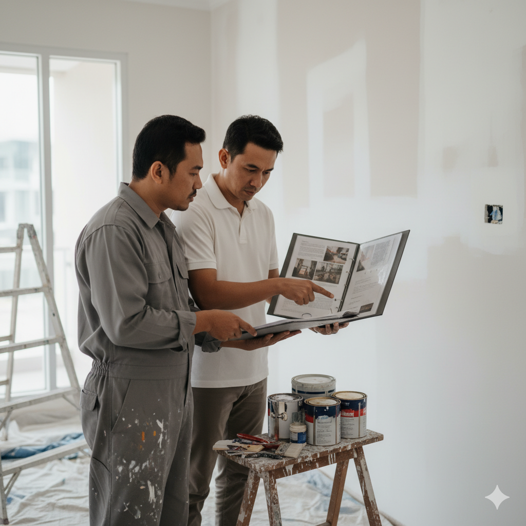 Cek Reputasi dan Pengalaman Tukang Cat