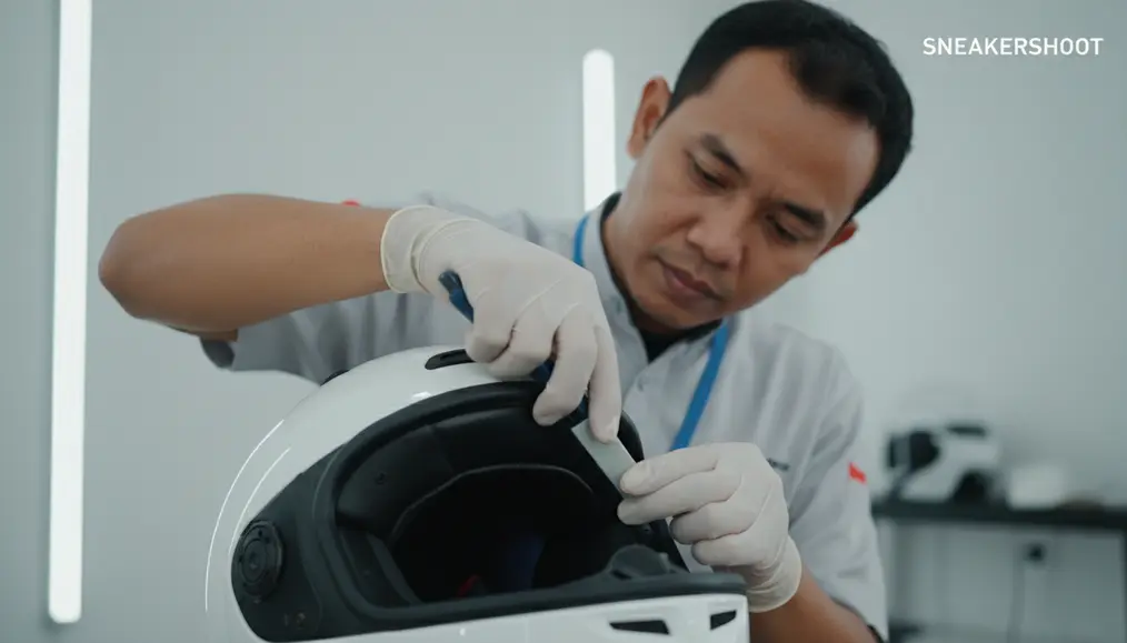 Mengapa kamu harus memilih jasa Cuci Helm di Sneakershoot?