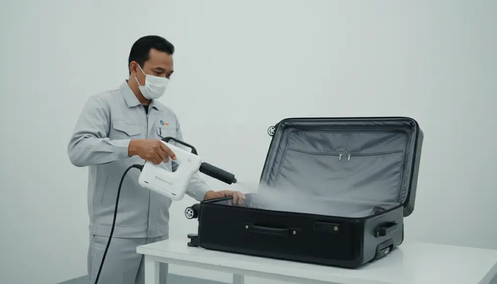 Disinfeksi dan Penghilang Bau: Solusi Koper Basah dan Bau
