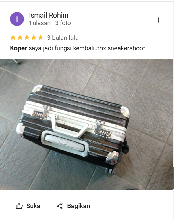 Testimoni Pelanggan Sneakershoot