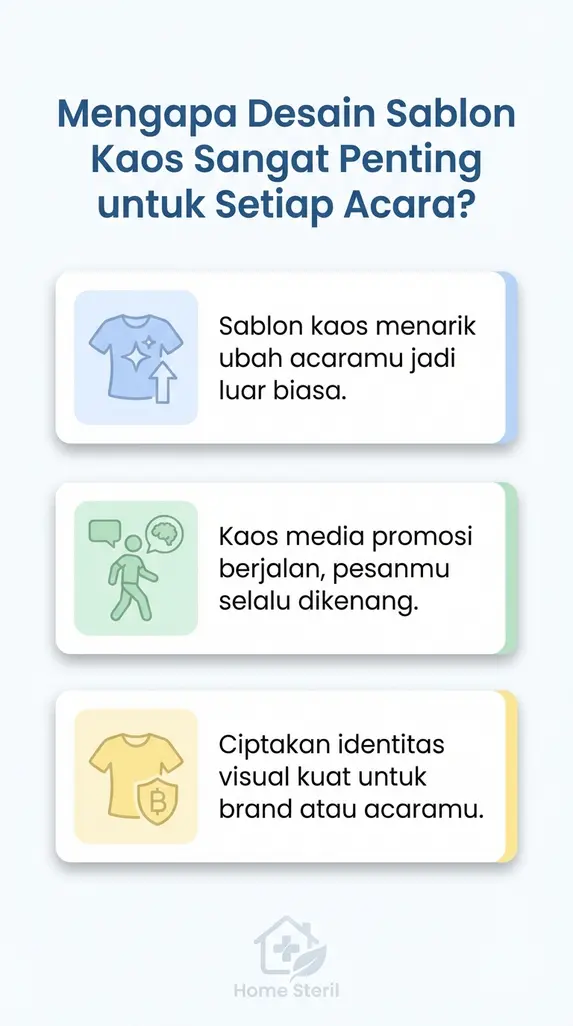 Mengapa Desain Sablon Kaos Sangat Penting untuk Setiap Acara?