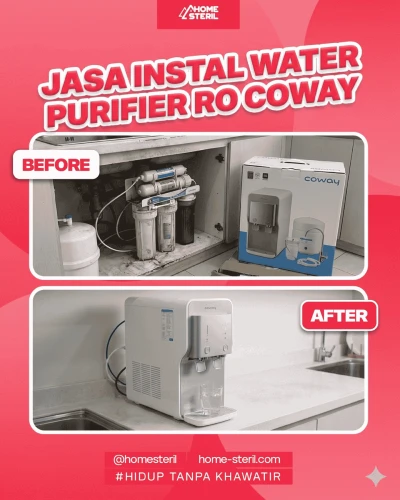 Before&After water purifier coway homesteril.com