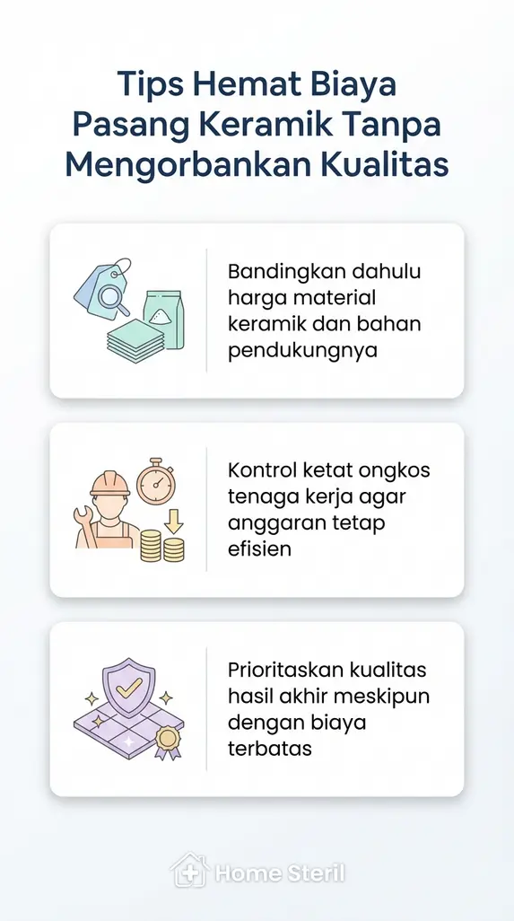 Tips Hemat Biaya Pasang Keramik Tanpa Mengorbankan Kualitas