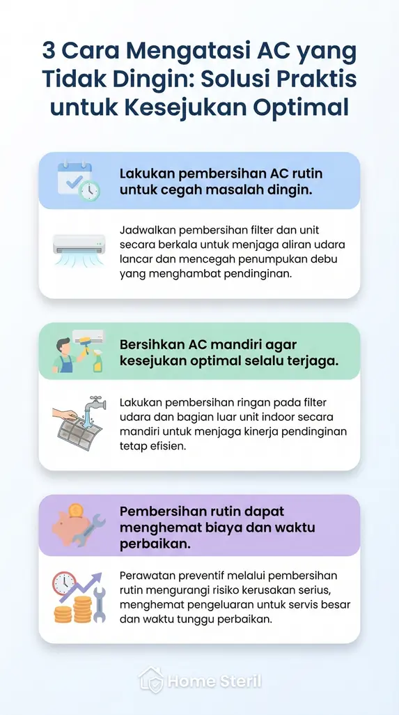 3 Cara Mengatasi AC yang Tidak Dingin: Solusi Praktis untuk Kesejukan Optimal