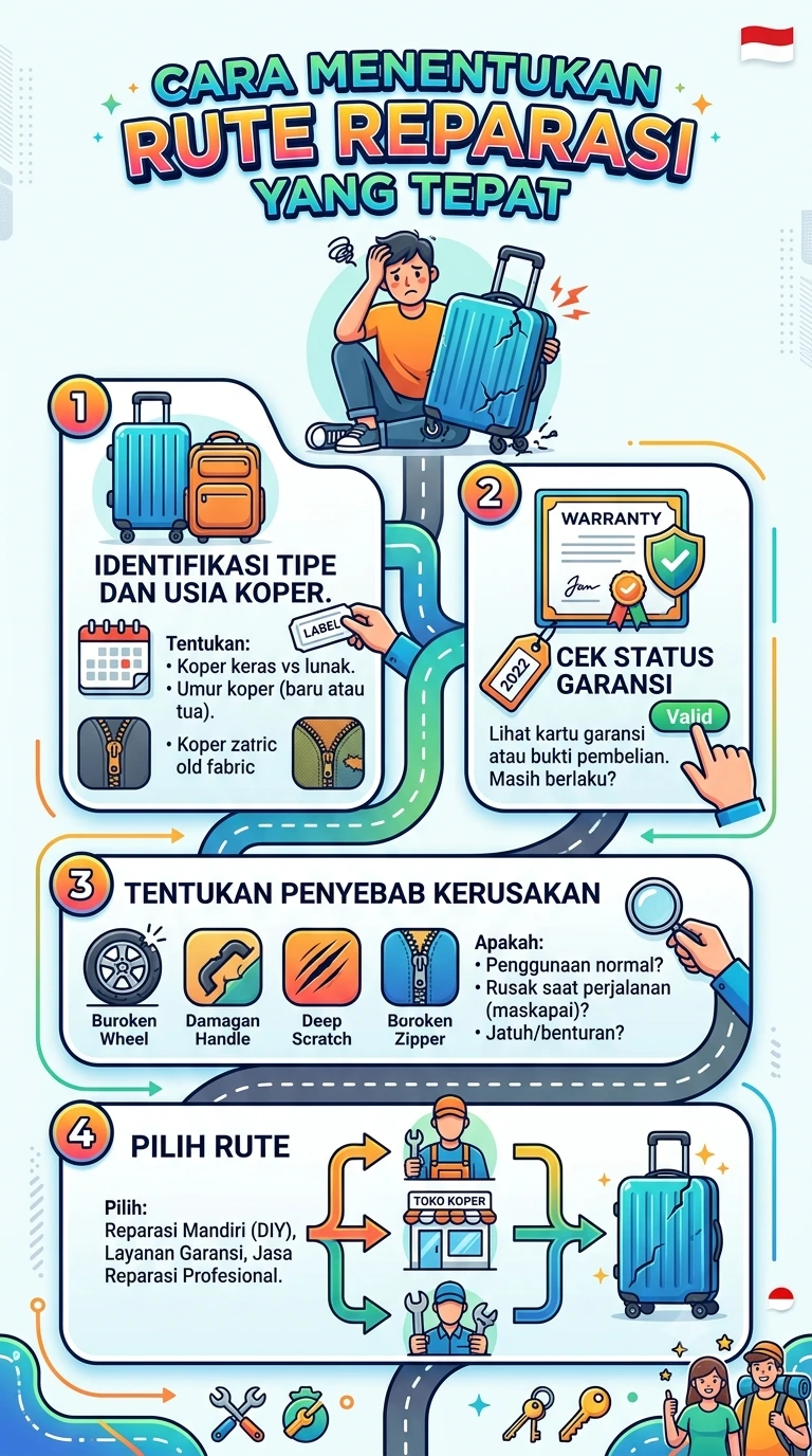 Infografik :Cara Menentukan Rute Reparasi yang Tepat