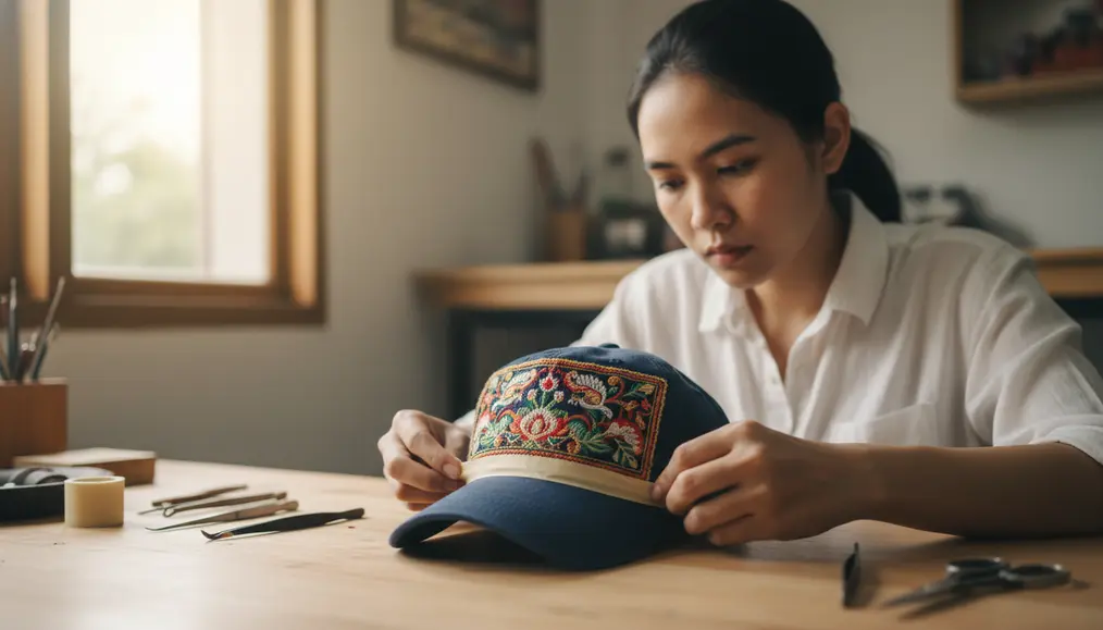 Mengenal Teknik Masking: Kunci Repaint Topi Tanpa Merusak Bordir Asli