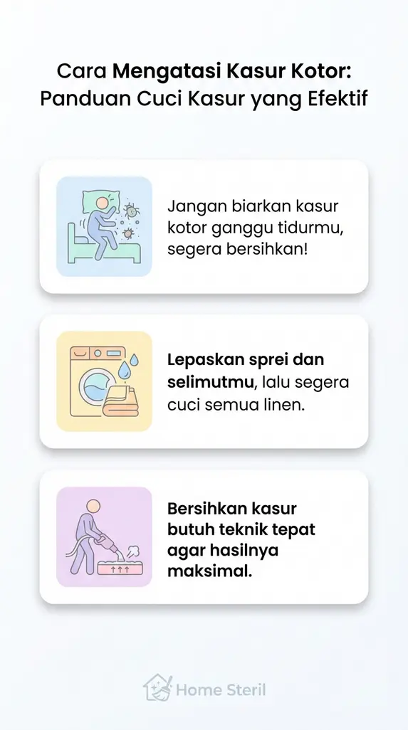Cara Mengatasi Kasur Kotor: Panduan Cuci Kasur yang Efektif