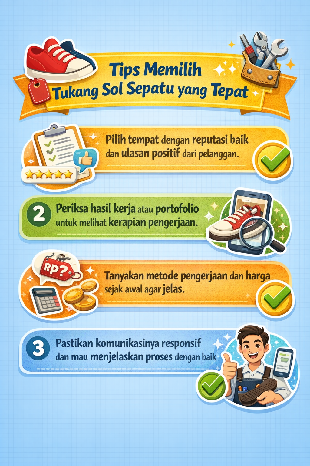 Tips Memilih Tukang Sol Sepatu yang Tepat
