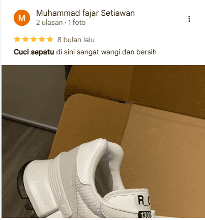 Testimoni Pelanggan Cuci Sepatu di Sneakershoot