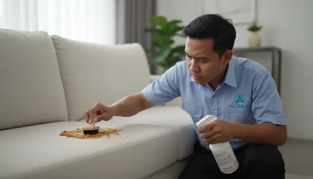 Cara Hapus Noda Membandel di Sofa Kain: Pendekatan Profesional