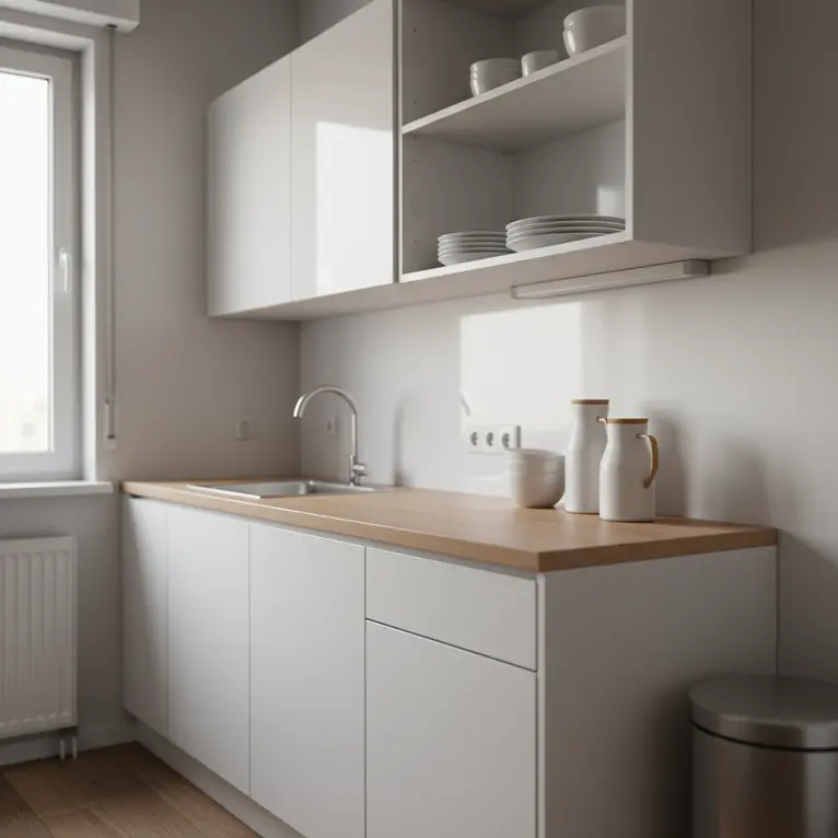 Rahasia Desain Kitchen Set Lurus Minimalis: Simpel Tapi Efisien