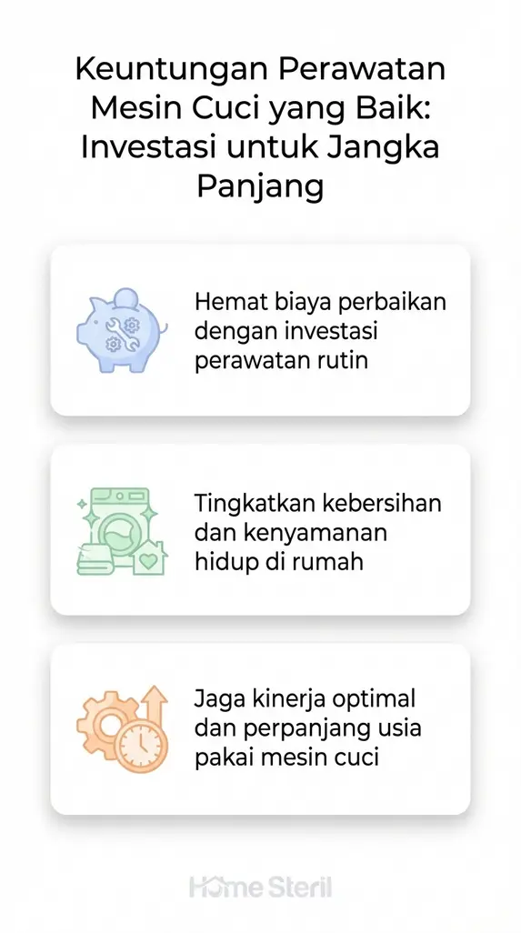 Keuntungan Perawatan Mesin Cuci yang Baik: Investasi untuk Jangka Panjang