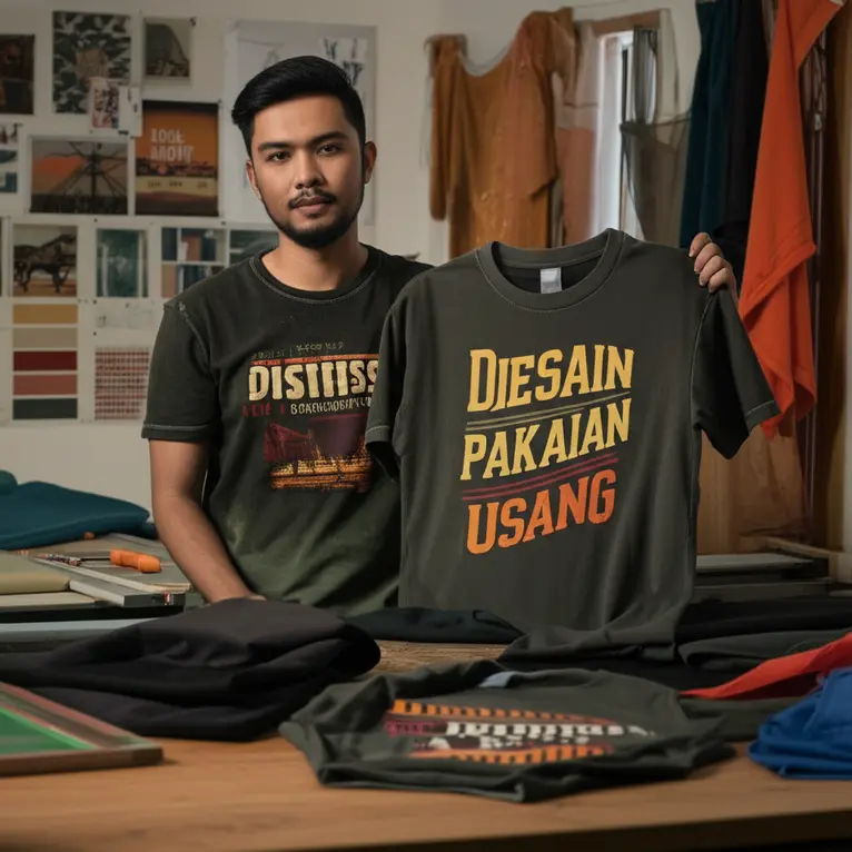 Ciptakan Efek Vintage Autentik: Panduan Sablon Baju Distress dan Destruksi