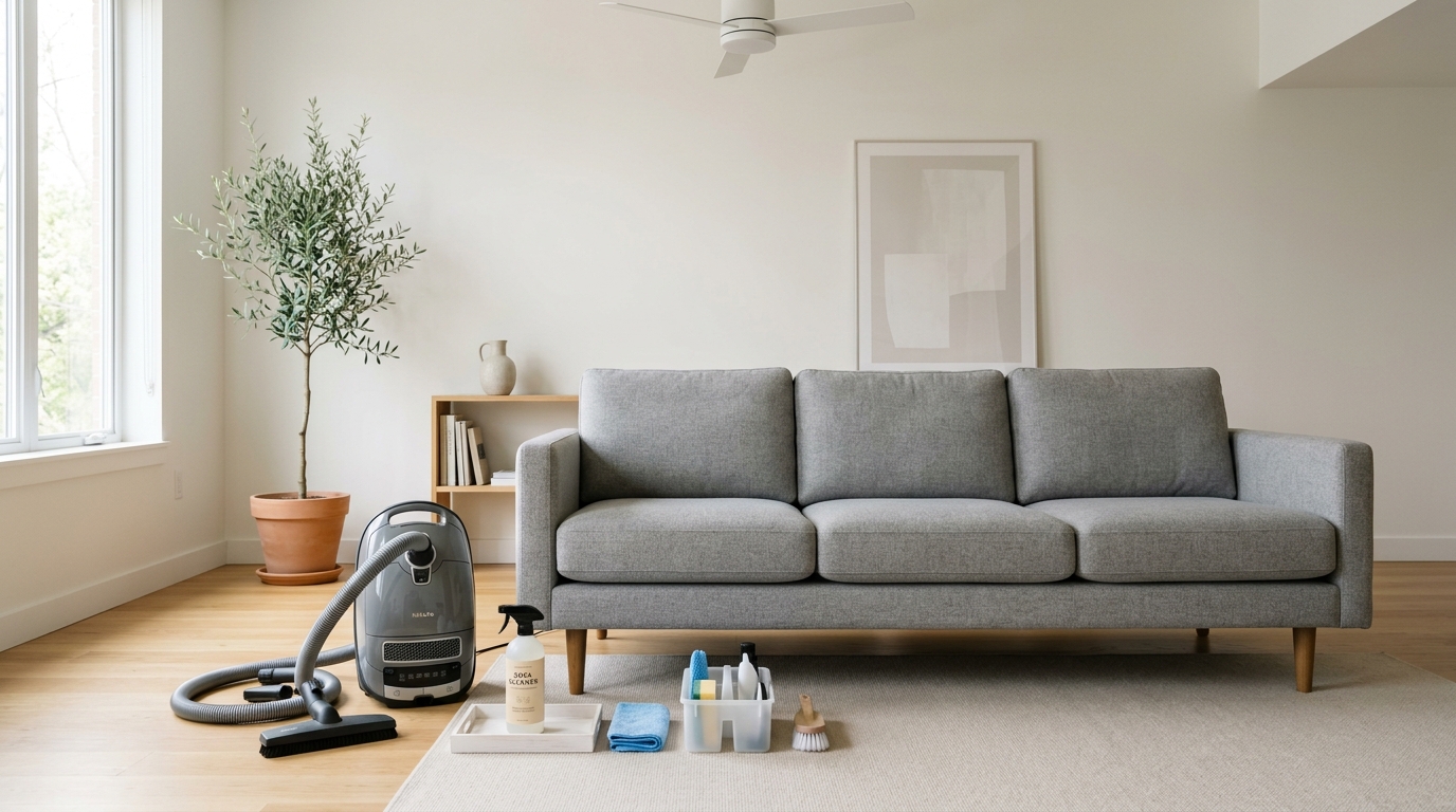 Langkah Kedua: Perawatan Rutin Setelah Sofa Kering