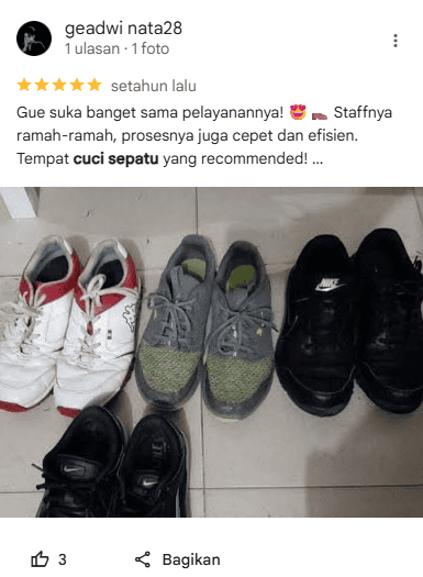 Rating Produk Sneakershoot Terkait Penghilang Bau Sepatu