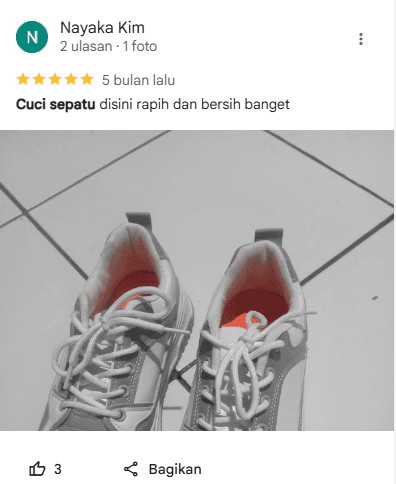 Review Pelanggan Reseller Shoe Cleaner Sneakershoot.id