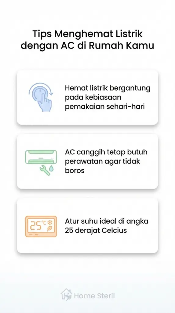 Tips Menghemat Listrik dengan AC di Rumah Kamu