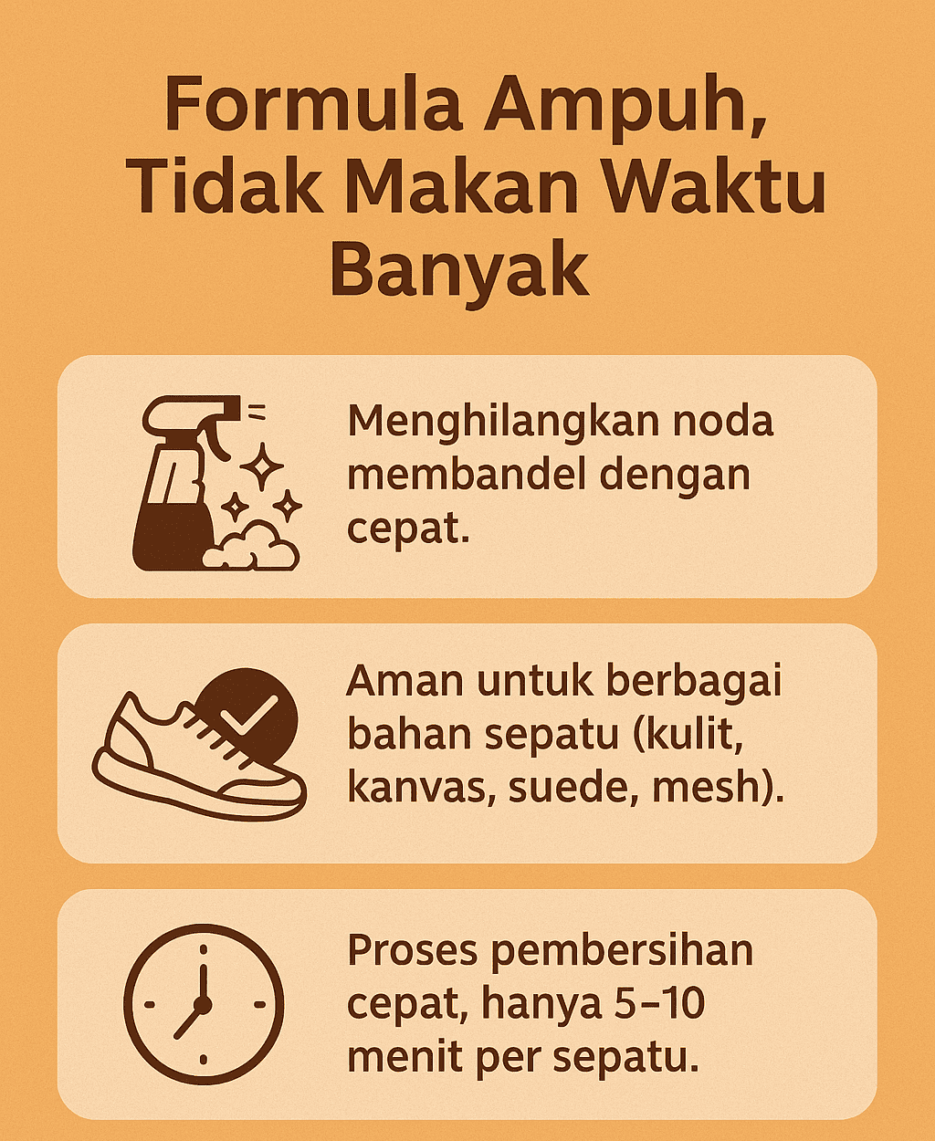 Infografik: Formula Ampuh, Tidak Makan Waktu Banyak