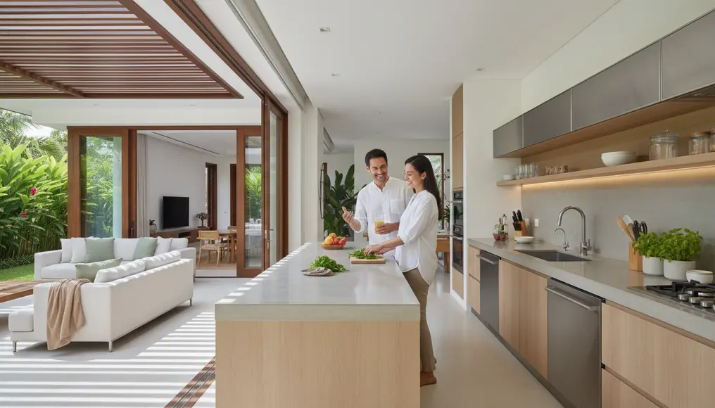 Jasa Custom Kitchen Set untuk Dapur Outdoor/Semi-Outdoor: Material Tahan Cuaca