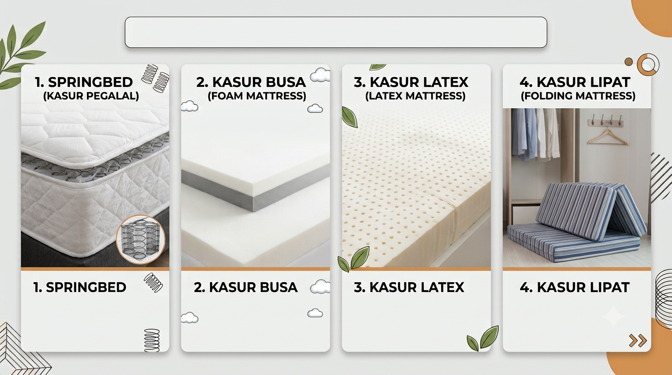 Apakah semua jenis kasur ditangani dengan cara yang sama?