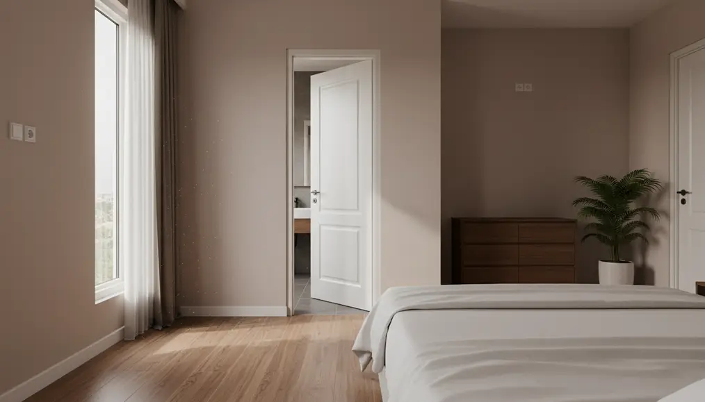 Mengatasi Pintu Kamar Mandi di Kamar Tidur: Tantangan Umum di Rumah Modern